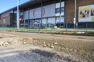 Derrame de aceite obligó a cerrar Avenida Frei