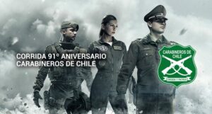 Hoy se realizó la Corrida Carabineros de Chile por su aniversario