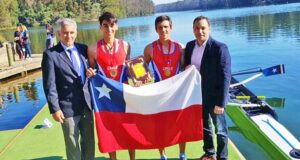 Remeros chilenos obtuvieron oro en Sudamericano