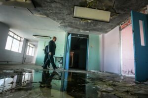 Intendente Matheson visitó el hospital  antiguo y evalúa demoler gran parte de él