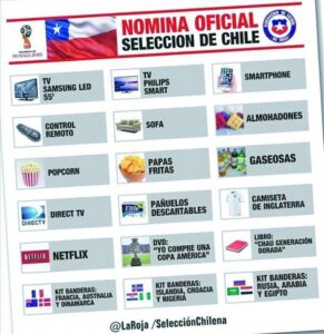 Uruguayos crean nómina para burlarse de Chile