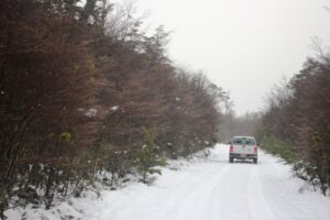 Un 30 por ciento de avance presenta rehabilitación del camino a Tres Morros