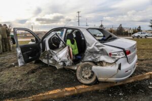 Colisión en “Cruce de la Muerte” deja a un lesionado con fractura expuesta