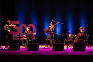 Cuarteto Lastarria se presentó gratuitamente en Punta Arenas