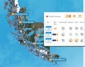 Punta Arenas amaneció ayer con sensación térmica de -10° Celsius y aguanieve