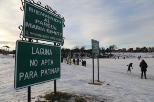 “No están las condiciones para patinar de una forma segura”