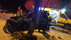 Tres lesionados entre ellos una mujer embarazada, fue el saldo que dejó choque en el sector Playa Norte