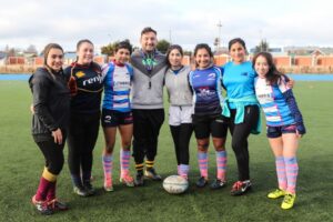 Magallánico y jugador de los Cóndores impartió con gran éxito una clínica de rugby