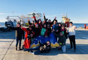 Estudiantes magallánicos desarrollan trabajos voluntarios de invierno