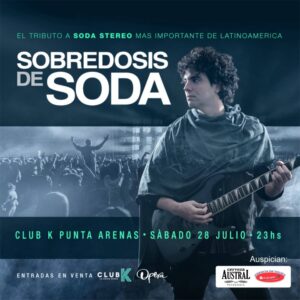 Destacado grupo tributo a Soda Stereo llega a Punta Arenas