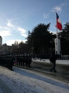 Grupo de Aviación N° 12 realizó tradicional desfile dominical en la Plaza de Armas