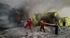 Voraz incendio consumió en su totalidad Gobernación Marítima en la Antártica Chilena