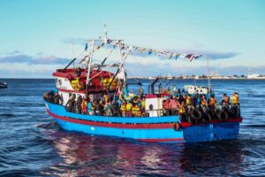 Pescadores celebraron con procesión a  San Pedro en caleta Barranco Amarillo