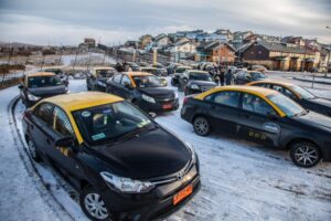 Taxistas se movilizaron contra la Ley Uber