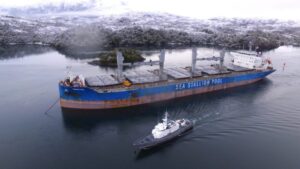Investigan encallamiento de nave portuguesa