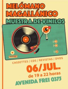 Muestra de vinilos hoy en Punta Arenas