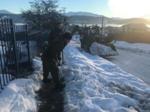 Una casa destruida y doce personas lesionadas en Puerto Williams