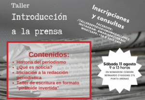 Taller de introducción al periodismo escrito