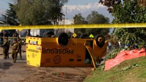 Repartidor de diarios muere tras ser atropellado por camión de transporte de valores