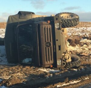 Accidente de camión del Ejército obligó a acortar etapa del Rally