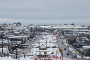 A un mes del término del  invierno la nieve caída en Punta Arenas superó el promedio anual