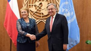 Presidente Piñera felicita a Bachelet por cargo en ONU