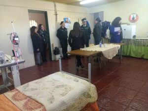 Autoridades de Justicia  visitan lactante en la cárcel