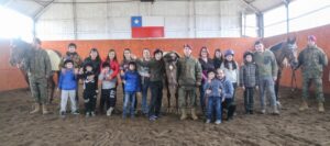 Alumnos del Colegio Luterano participaron en sesión de equinoterapia