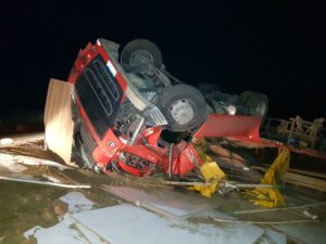 Chofer quedó grave tras feroz accidente cerca de la frontera