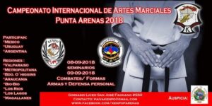 Academia Kenpo Karate Punta Arenas realiza su 20º Torneo Internacional Abierto de Artes Marciales