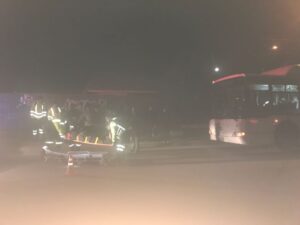 Falleció peatón atropellado por micro