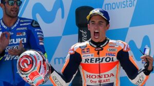 Marc Márquez se coronó campeón del Gran Premio de Aragón en el Moto GP