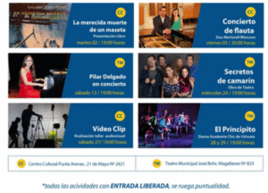 Municipalidad de Punta Arenas presentó su cartelera cultural de octubre