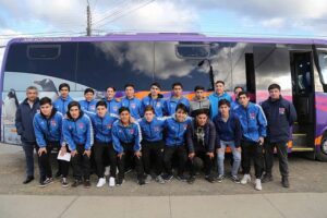 Selección de Magallanes viajó a Comodoro con miras a los Juegos de la Araucanía