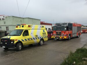 Una persona resultó intoxicada por emanación de gas
