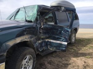 Accidente en Ruta Sur dejó lesionada a niña de 4 años