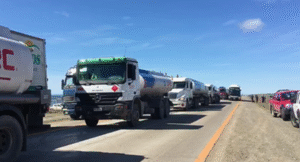 Camioneros liberan acceso vehicular en la ruta 9 Norte