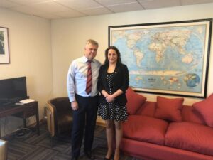 Intendenta de Magallanes sostuvo encuentro con Director de Planificación Estratégica de la Cancillería
