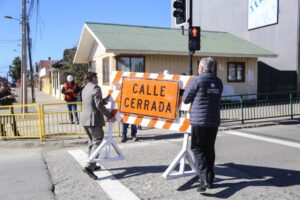 Desconcierto produjo el primer día de cierre de la calle Chiloé