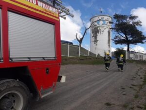 Fuga de gas cloro en Puerto Williams