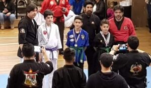 Nueve medallas consiguió el karate magallánico en torneo en La Araucanía