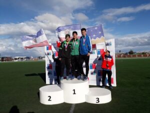 Pascal Vega sumó su segunda medalla en atletismo