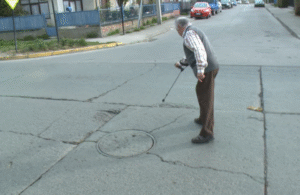 Mal estado de calzada daña vivienda del sector Ovejero