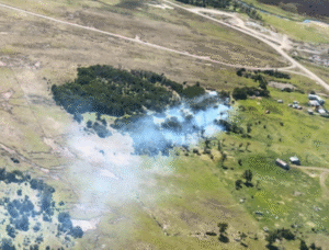 Decretan Alerta Amarilla por incendio forestal en Rusfin
