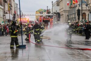 Ejercicio anual de Bomberos