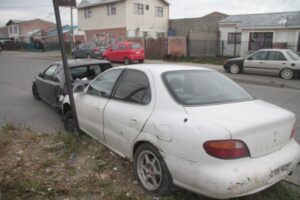 Conductor chocó, se fugó y fue detenido ebrio en su casa