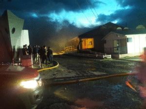 Ardió supermercado  Naval en Puerto Williams