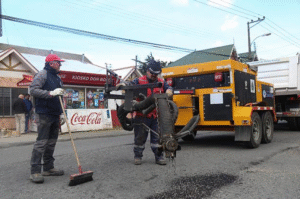 Se inicia proceso de bacheos en Punta Arenas