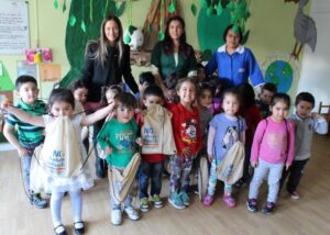Niños de Junji gritaron fuerte: “No al trabajo infantil”