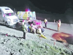Conductor en estado grave luego de  violento accidente en ruta fueguina